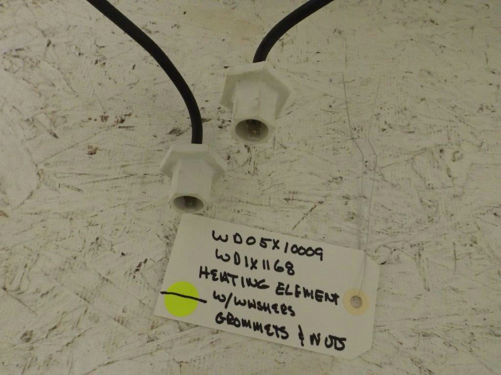 KENMORE DISHWASHER WD05X10009 WD1X1168 HEATING ELEMENT W/ WASHERS, GROMMETS USED KENMORE DISHWASHER WD05X10009 WD1X1168 HEATING ELEMENT W/ WASHERS, GROMMETS USED
